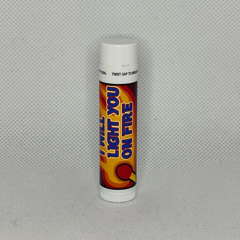 My Lip Stuff Lip Balm I Will Light You On Fire Cinnamon Flavored
